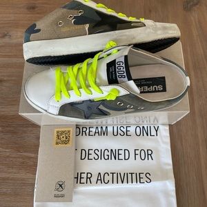 Golden Goose Private Edition Superstar Sabot in camouflage size 40